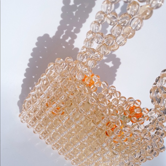 NWT Peaches Mini Beaded Bag - Picture 7 of 11